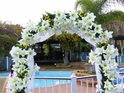 inside wedding arch inside wedding arch