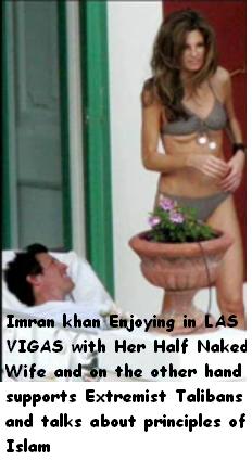 Imran with his Naked Half Naked Wife