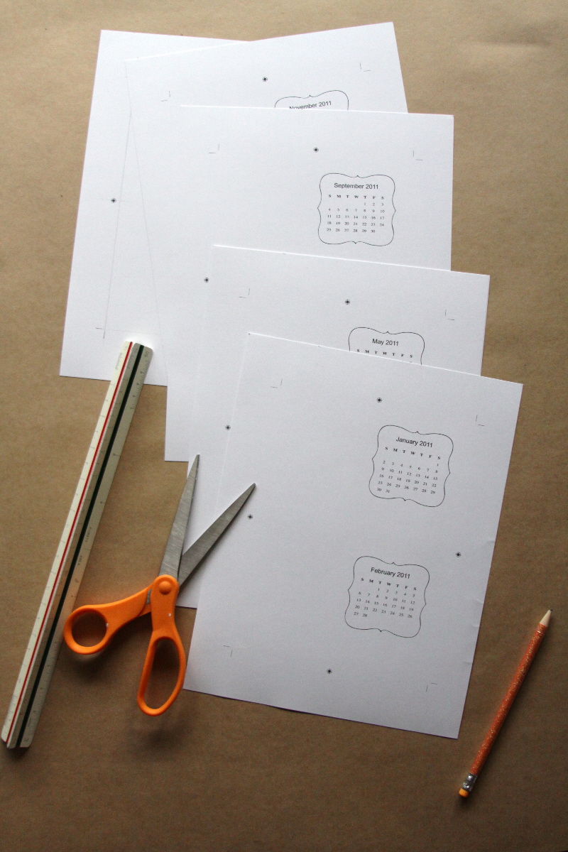 WhiMSy love DIY Mini Calendars