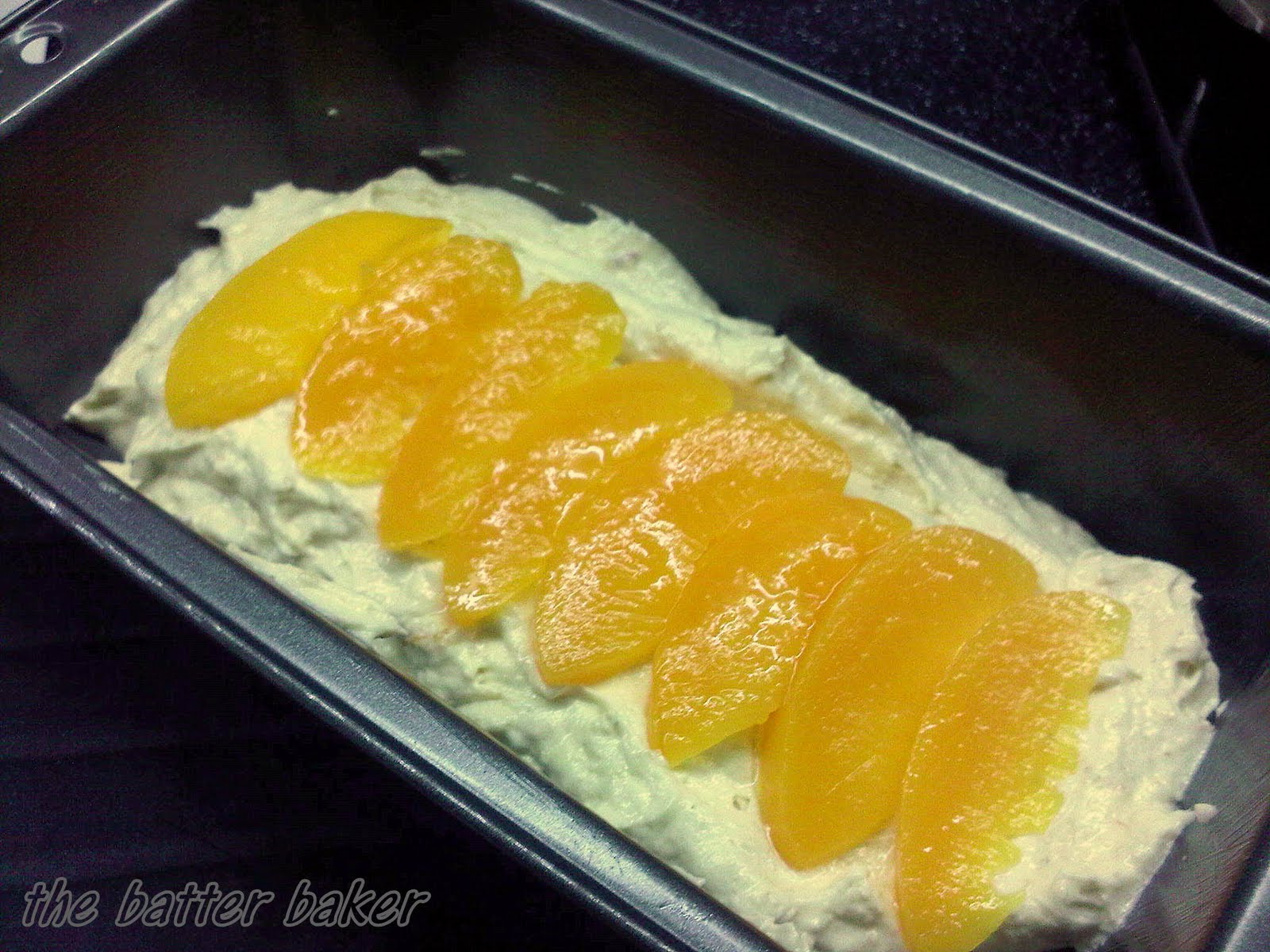 the batter baker Peach Yoghurt Cake
