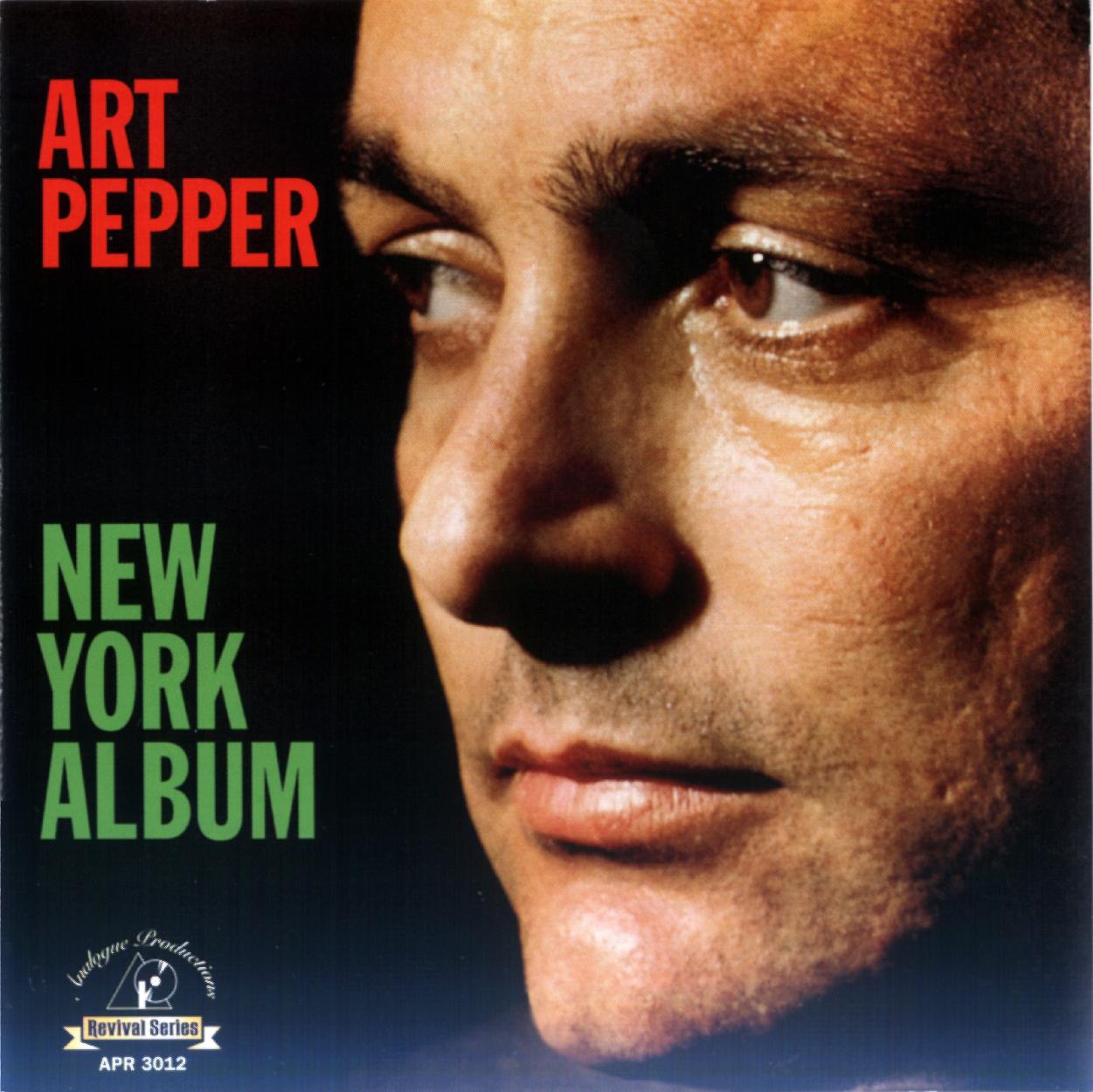 THE COVER PROJECT Art Pepper The New York Album