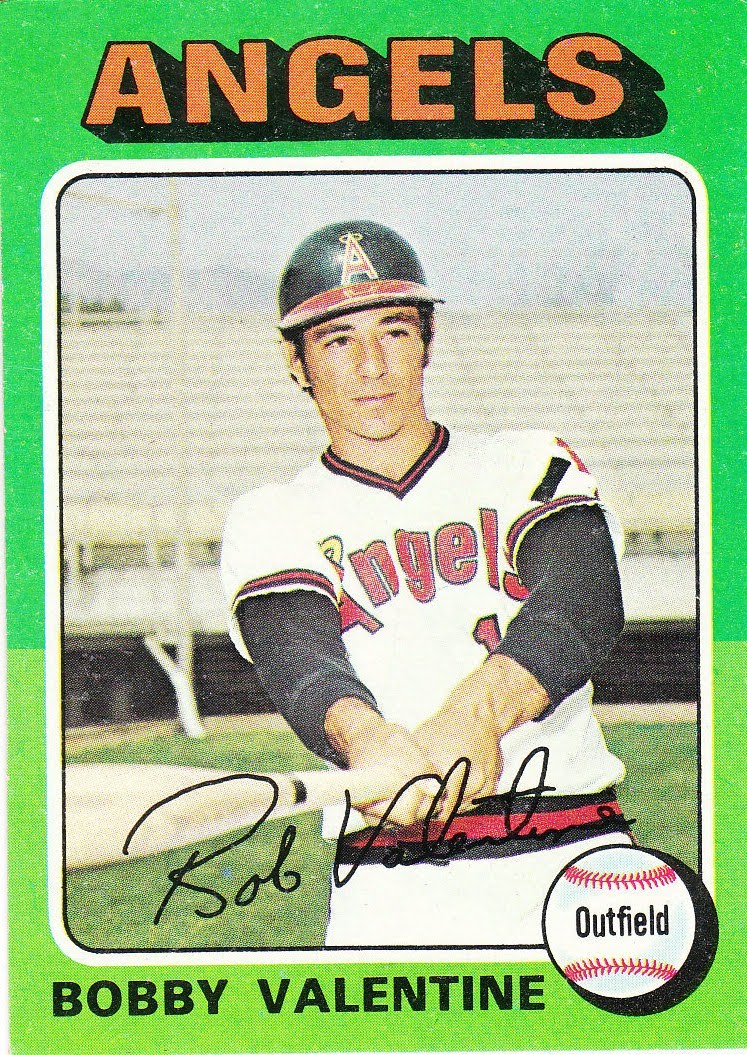 1975 Topps (it’s far out, man): #215 - Bobby Valentine