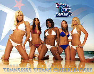 Cheerleaders Swimsuits on Webbspun Ideas  Tennessee Titans Cheerleaders 2009 Swimsuit Calendar