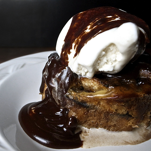 Javaholic A King's TributePeanut Butter and Banana Bread Pudding