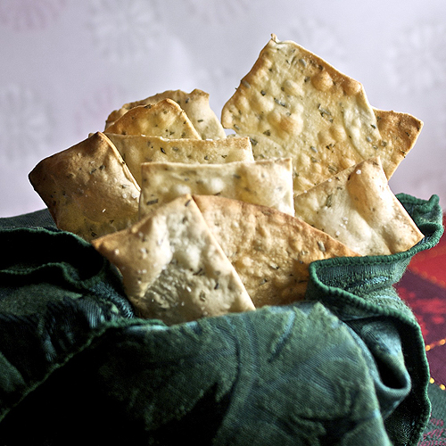 Javaholic Rosemary Crackers
