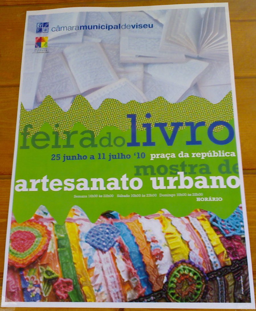 Centro de Portugal Até 11 07 Feira do Livro e de Artesanato Urbano em Viseu Armario Esquinero ~ Centro de Portugal Até 11 07 Feira do Livro e de Artesanato Urbano em Viseu