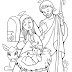 Desenhos para Colorir - A Familia de Jesus