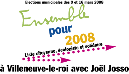 Villeneuve-le-roi : Ensemble pour 2008