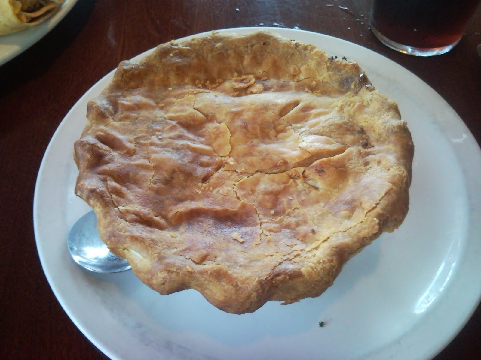 i just ate this Chicken Pot Pie from Cheddar's Casual Cafe...