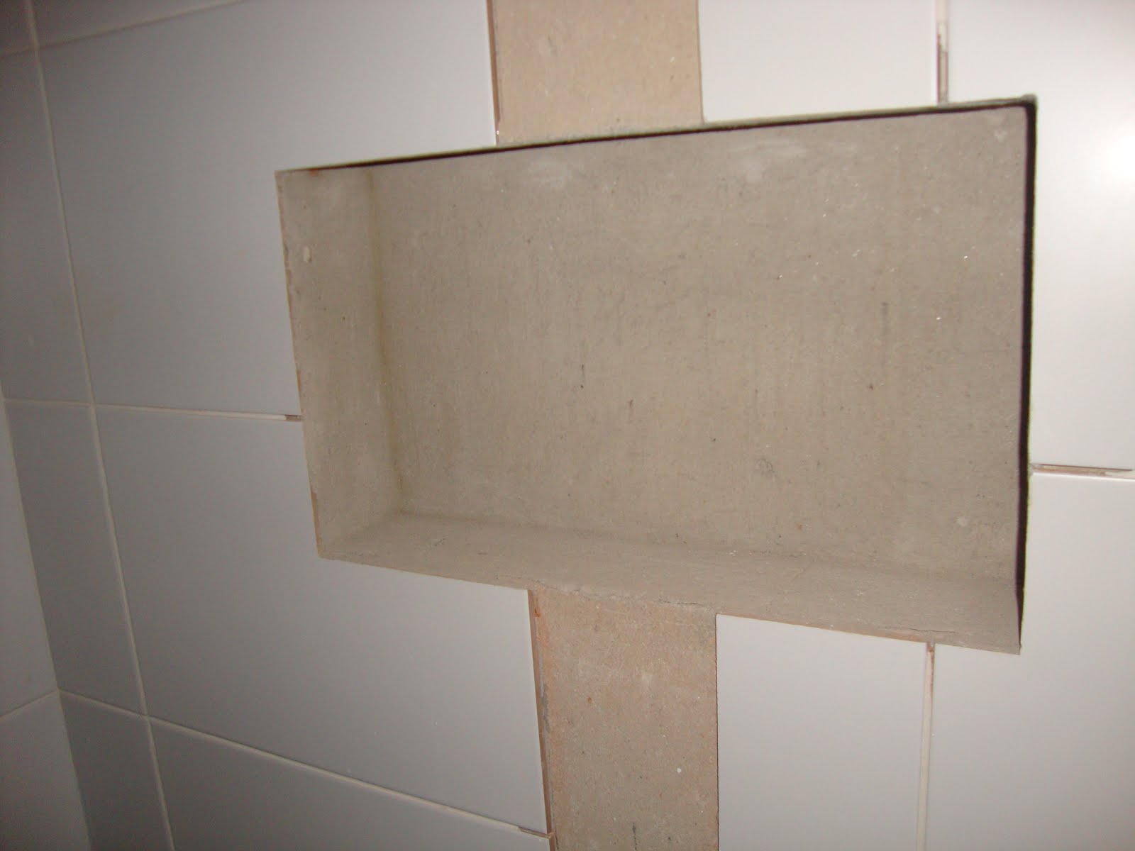 Construindo sobre a rocha Meu nicho, Gessos e fotos da obra # Fazer Nicho Banheiro Construindo sobre a rocha Meu nicho, Gessos e fotos da obra # Fazer Nicho Banheiro