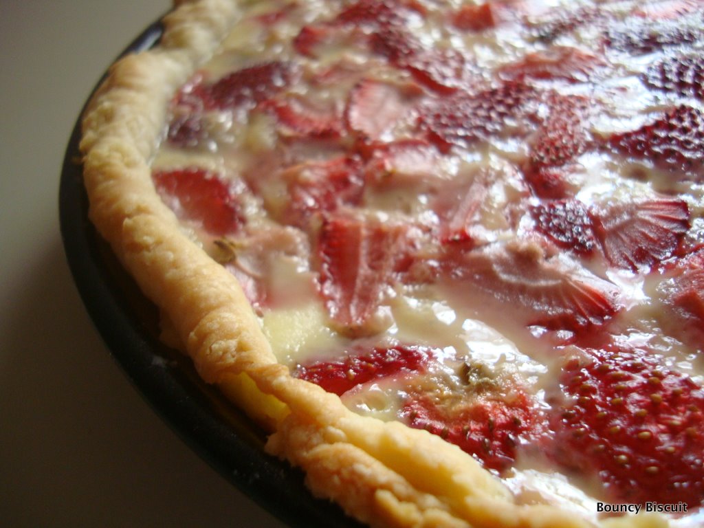 bread Baking Experiment Fruit custard pie