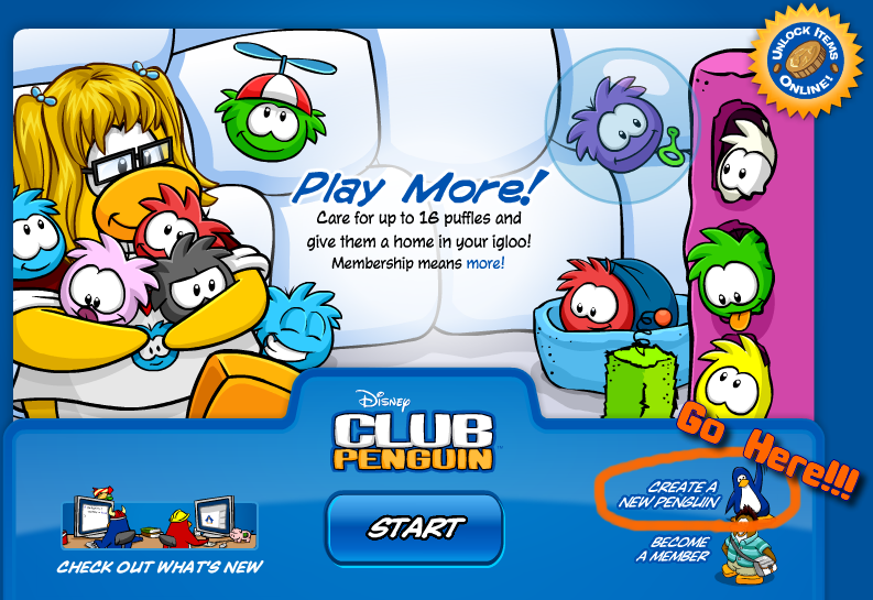 Look At The Club Penguin Rules! 