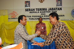 Serah Terima Jabatan Post Master Tanjungpinang 29100, 11 Juni 2009 di KP. Tanjungpinang 29100