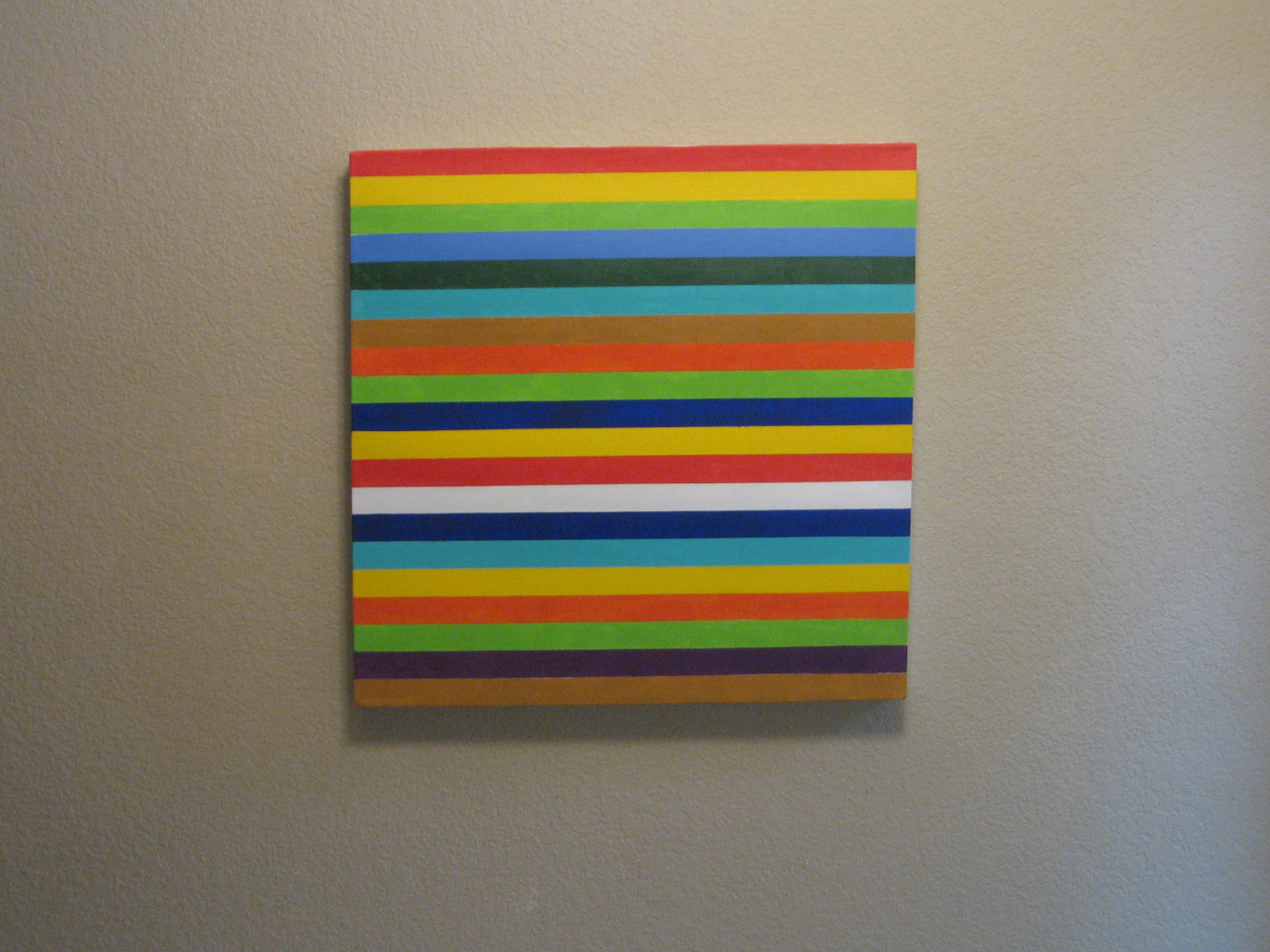 Stripe Painting "Collarbone High"