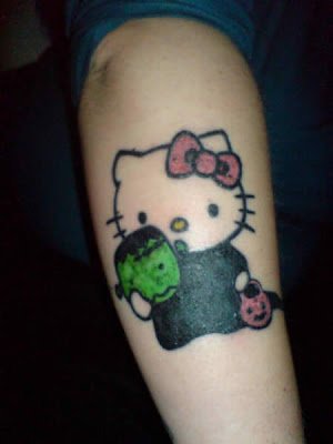 hello kitty tattoos. Hello Kitty Tattoos Gallery