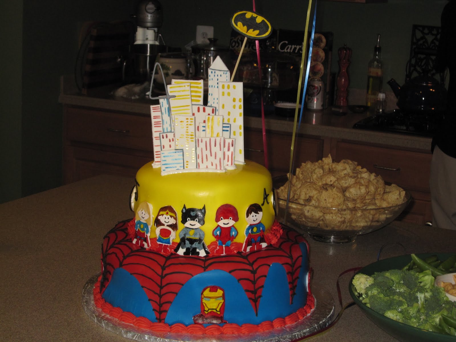 Jilly's Takes the Cake: Superhero Birthday Cake
