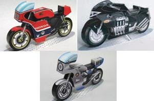 Papercraft Paradise Papercrafts Paper Models Card Models Motorcycle Papercrafts