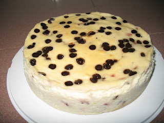 strawberry banana cheesecake