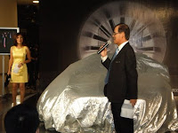 The speech prior to the unveiling