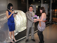 Early bird prizes given out to the first ten guest arriving at the event