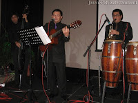 Live band with male singer performing LIVE at the wedding
