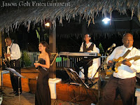 Jason Geh Jazz Band performing live at the event