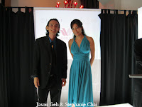 Jason Geh and MC Stephanie Chai