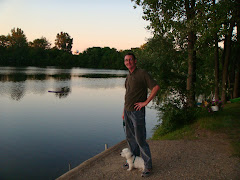 Jerry and Chanti By the Lake at the RV Park in Ann Arbor, MI
