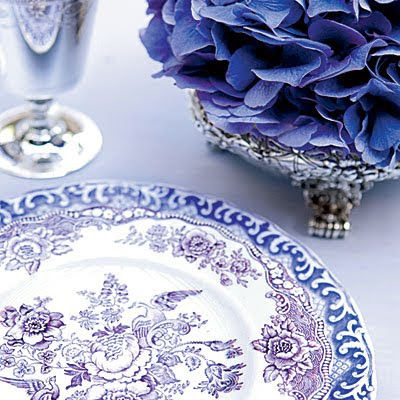 Rustic Purple Table Setting Rustic Purple Table Setting