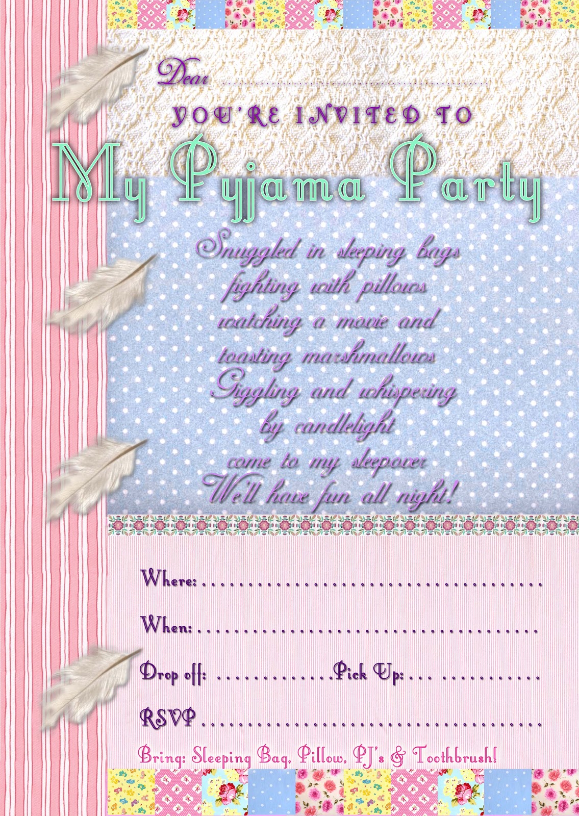 Pyjama+party+invitations