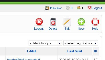 menambah user joomla