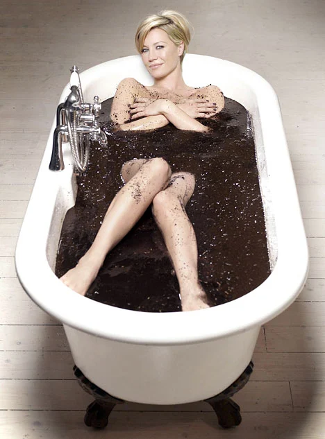 Denise Van Outen gets dirty for new campaign