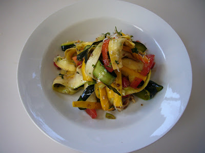 Jamie Oliver inspired zucchini salad