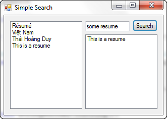 Simple Search