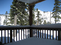 View from deck of Alpine Meadows View Condo