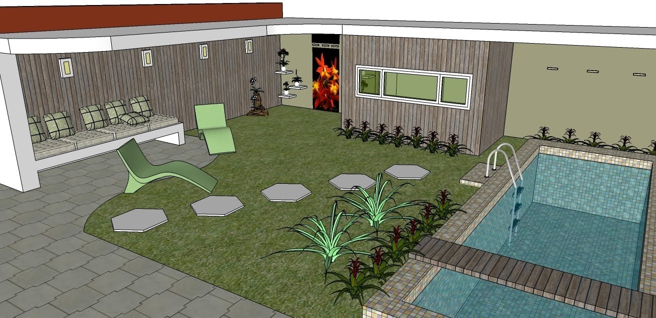 deck em jardim pequeno:pequeno deck que corta a piscina, serve de apoio, deck em jardim pequeno:pequeno deck que corta a piscina, serve de apoio,