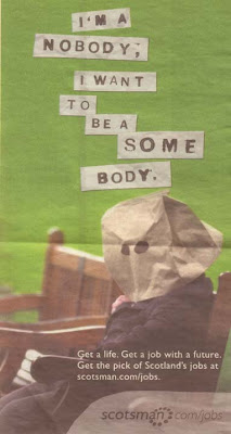 scotsman jobs paper bag ad