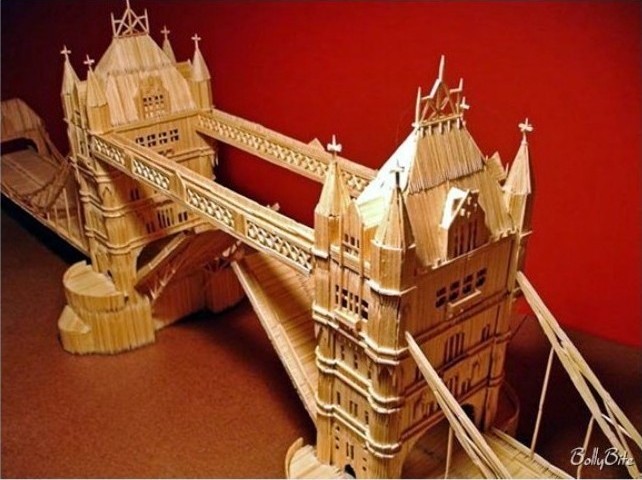 Miniatur Dari Tusuk Gigi
