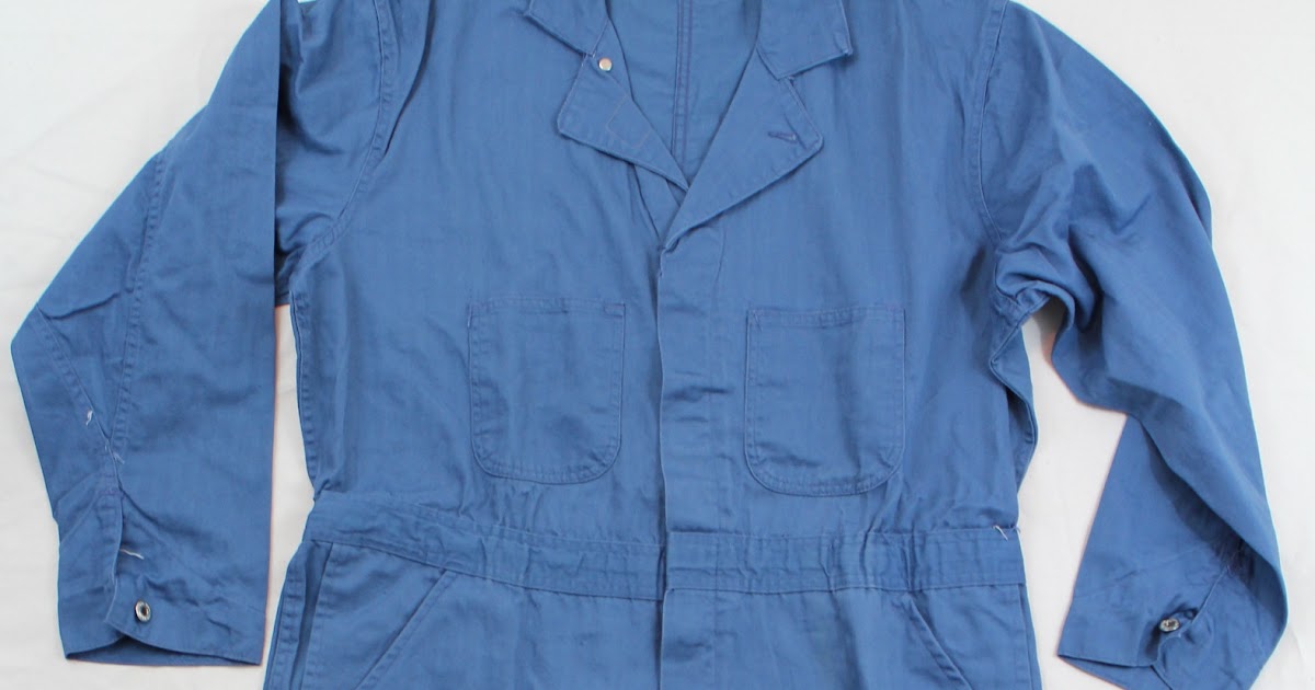 vintage workwear WORK WEAR CORP. Blue HBT Coveralls