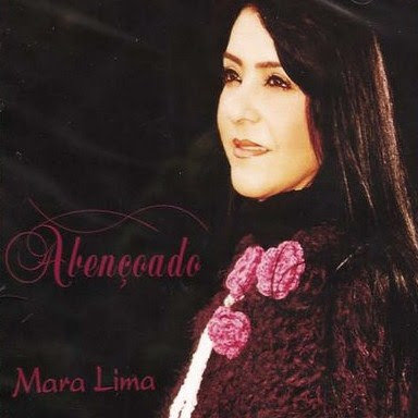 Capa CD Mara Lima Abençoado Capa do CD CD Mara Lima Abençoado