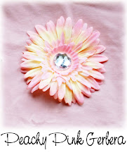 4" Peachy Pink Gerbera