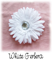 4" White Gerbera