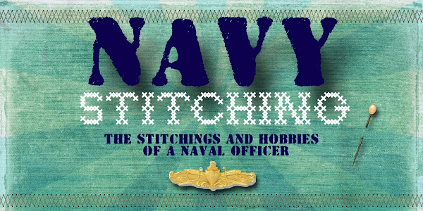 Navy Stitching