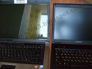 Глянцевый экран ASUS F5RL и матовый экран Lenovo E43