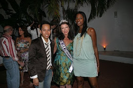 Mireya at Fights for Poverty - Miami Fashion show with founders of the organization.