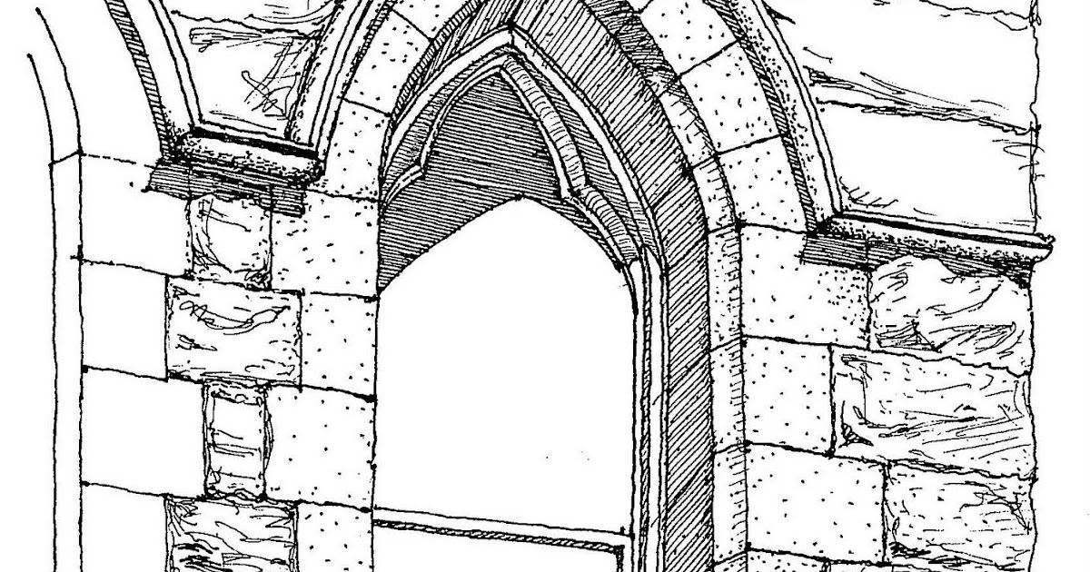 Park Slope Sketch Saint Francis Xavier Window