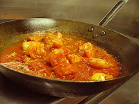 A pan simmering on the stove