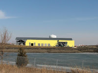 This is the west side view. I am anxious to see how they will finish landscaping the pond area.