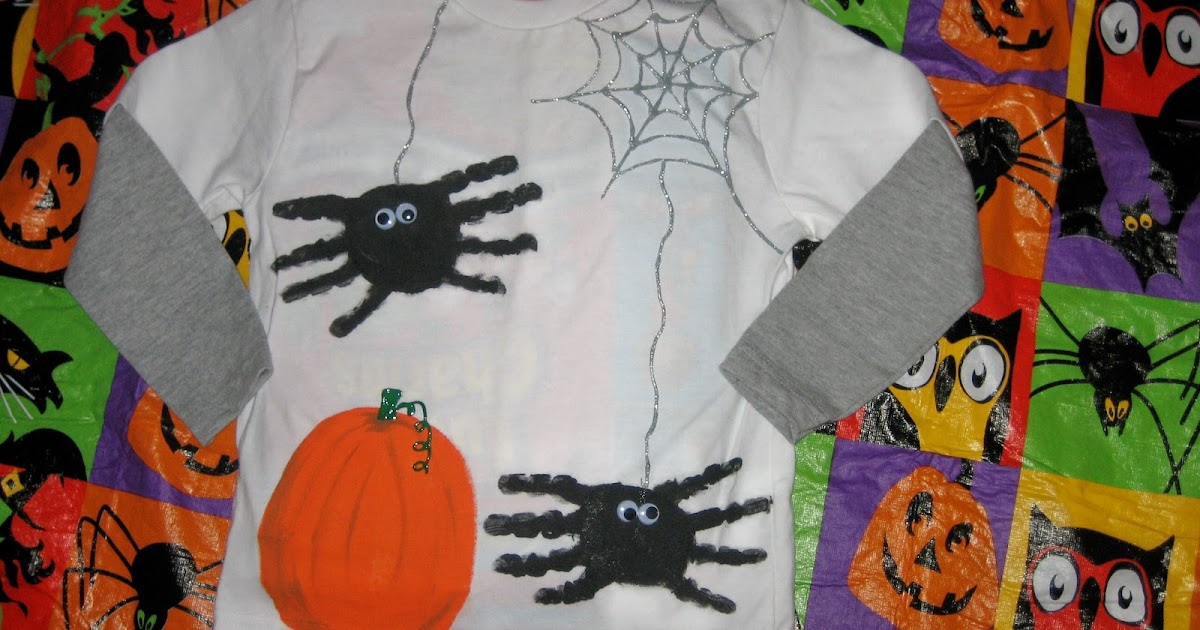 The Never Ending Road&hellip; Halloween Spider Shirt Tutorial