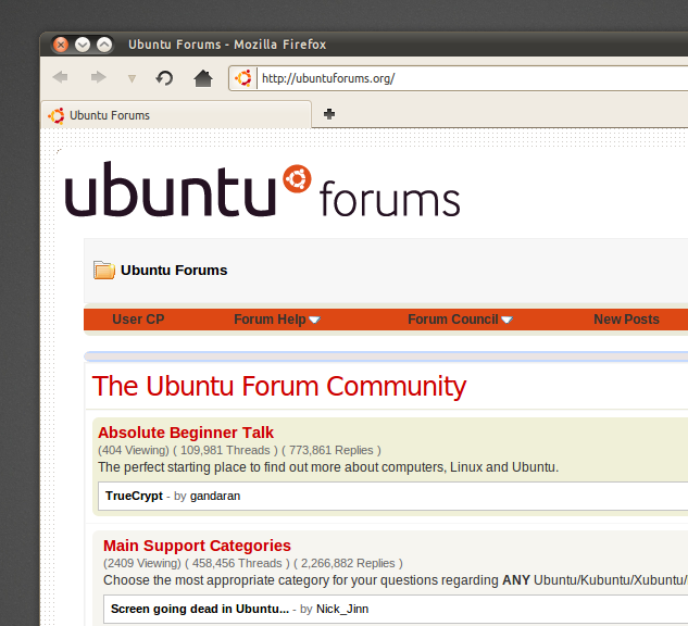 Ubuntu Forums